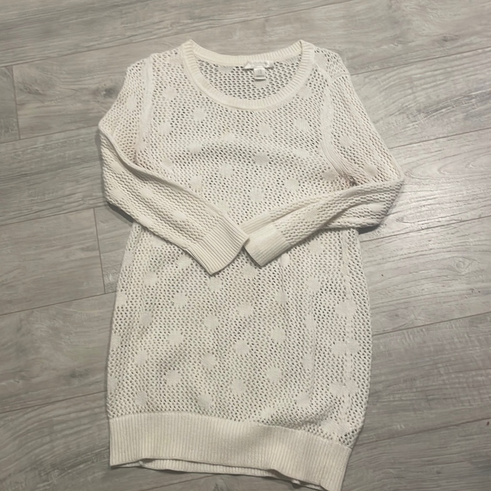 Medium, motherhood maternity sheer sweater